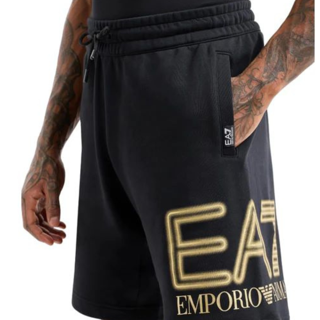 Pantaloncino Armani Nero Oro 3DPS76 0208 PlayPadel Store